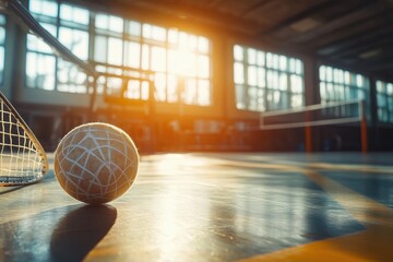 Indoor Sports Court with Ball