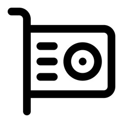 gpu icon for illustration