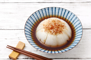 新玉ねぎとポン酢醤油　