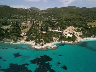 Plaża siarkowa Xigia - Zakynthos -Grecja - zdjęcia zrobione dronem © Konrad