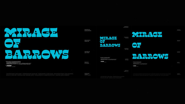 Cinematic Film Title Card, Movie Poster Typography Overlay 33 | Fully Modular Editable Layouts & Easy Text Animator Control to Create Custom Text Animations Without KeyFrames 