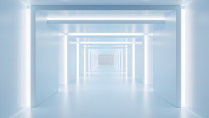 Abstract Futuristic Corridor