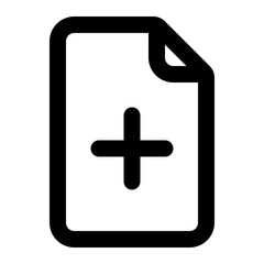 Obraz premium add file icon for illustration