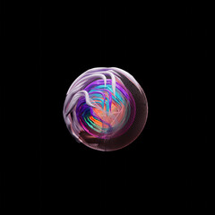 Abstrakte Formen in 3D.