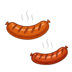 hot dog vector illustration