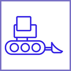 Bulldozer icon design