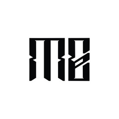 ME monogram logo design letter text name symbol monochrome logotype alphabet character simple logo