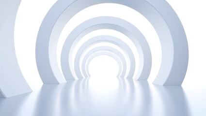 Naklejka premium Abstract Architectural Tunnel