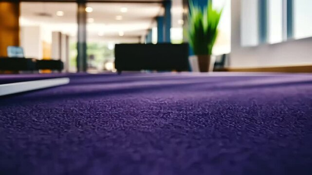 Modern Workspace in a Lobby