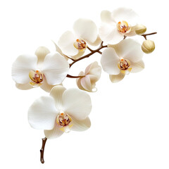 Plakat Elegant white orchids