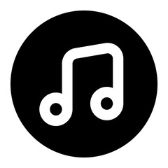 music note icon for illustration