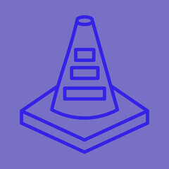 Construction Cone icon design
