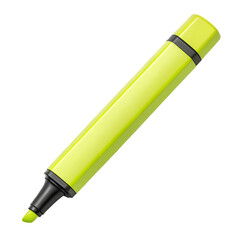 green marker isolated on white background