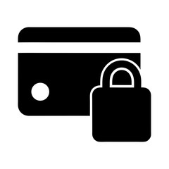 secure payment card icon
