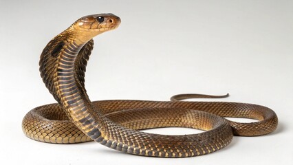 Chinese Cobra on studio background
