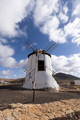 old windmill on the coast