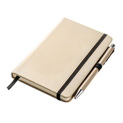 notebook with pen