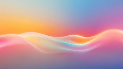 Surreal abstract horizon with flowing aurora energy and soft neon lights, combining modern cosmic visuals for tech, digital art, and mood-based branding.