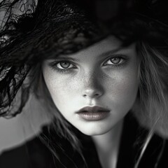 Portrait of a Graceful Girl