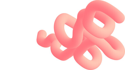 Fototapeta premium 3d wave abstract transparent background