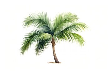 Fototapeta premium Plant tree leaf white background.