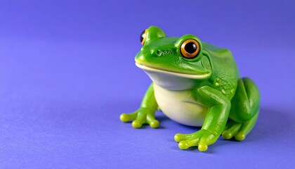 Naklejka premium red eyed tree frog 