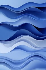 Fototapeta premium Abstract Blue Wave Background