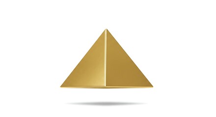 Fototapeta premium Gold Pyramid Object