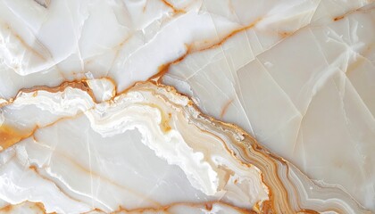Veins of amber and cream swirl through the translucent stone, creating a captivating, abstract, natural texture.