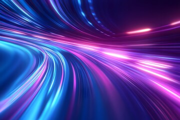 Abstract Speed Light Trails Background