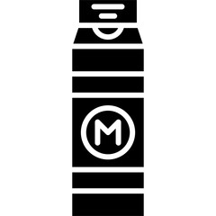 Fototapeta premium Milk Icon Vector Element