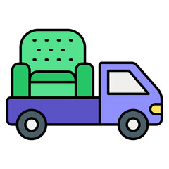 Vector Real Estate and Properties Color Outline Icons and Illustrations Pack