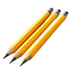 Three Yellow Pencils