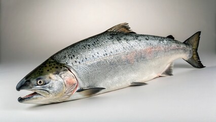 Fototapeta premium Chinook Salmon on studio background 