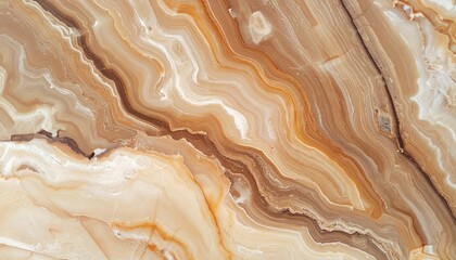 Golden-hued agate swirls create a mesmerizing pattern of mineral layers, showcasing a natural, textured surface.