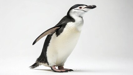 Fototapeta premium Chinstrap Penguin on studio background 