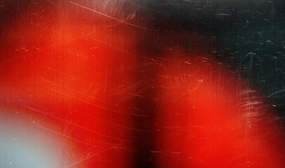 Abstract red overlay color gradient, modern blurred background film grain texture. Trendy overlay...