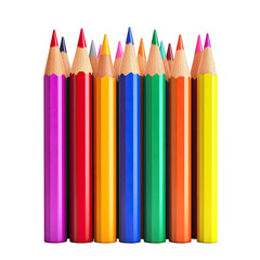 Fototapeta premium Colorful pencils in a group