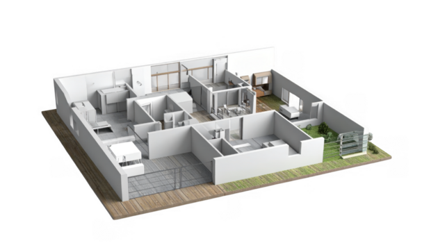 Modern Open Concept Architectural Layout with Spacious Design Elements