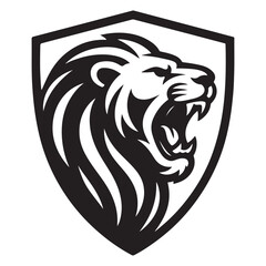 Fototapeta premium coat of arms of a lion