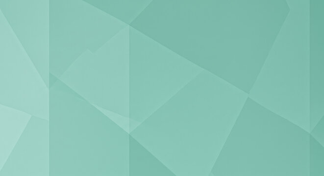 Fototapeta Mint green geometric background