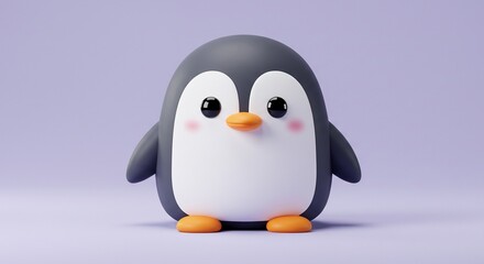 Fototapeta premium 3d penguin