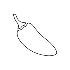 Chilli line icon