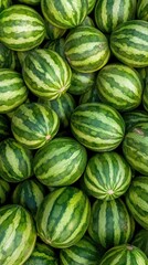 Fresh watermelons
