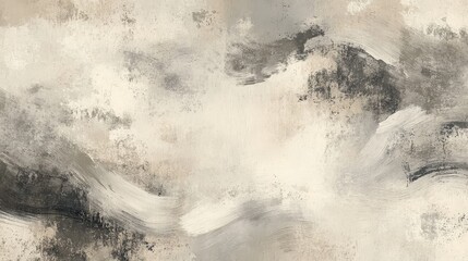 Naklejka premium A textured abstract painting in muted tones.
