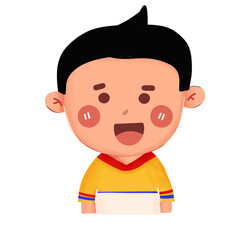 Kids with many facial expressions