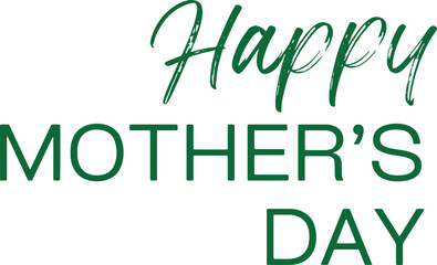 Funky Text happy mother day