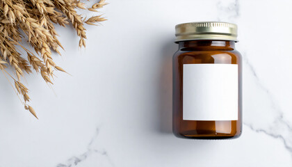 Glass Jar Mockup – Minimal Kitchen Branding PNG