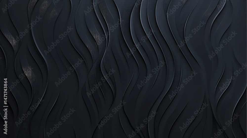 Poster abstract dark gray wave pattern elegant modern background texture design wallpaper digital art graph