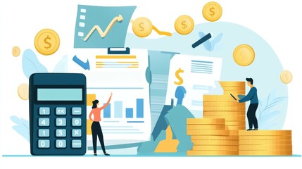 Financial Success:  Strategic Planning and Investment Growth Illustrated
